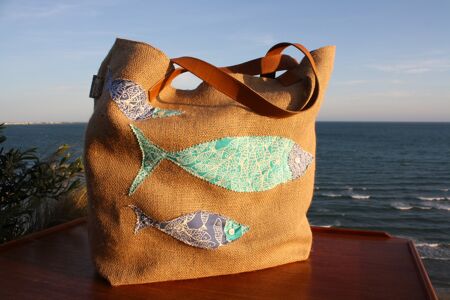 SAC DE PLAGE  XXL MADE IN FRANCE collection Grand Travers
