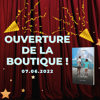 La boutique ouvre officiellement ses portes !