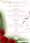 Menu de la Saint Valentin 