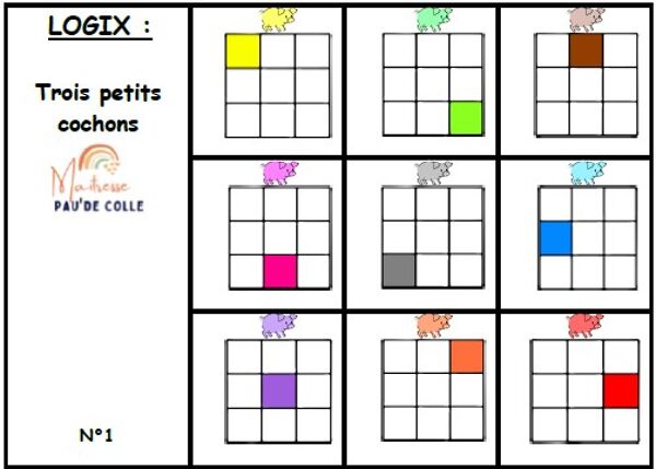 Logix : les trois petits cochons