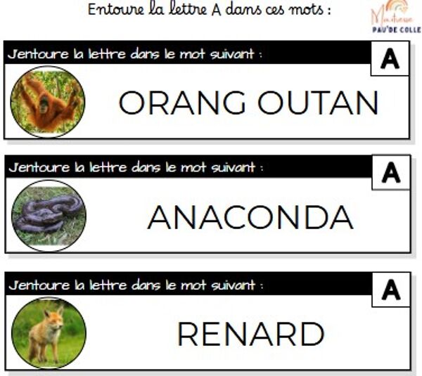 Trouver la lettre dans un mot