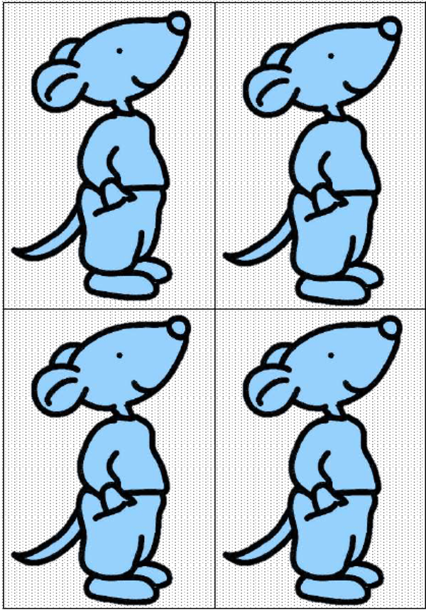 24 souris vont à l'école : jeu HALLI-GALLI