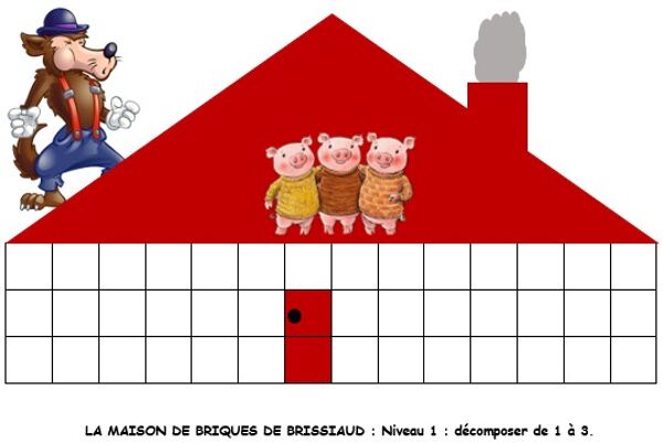 Jeu : la maison de briques à la manière de Brissiaud