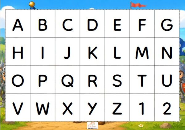Puzzle des lettres