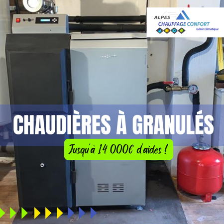 Chaudières à granulés