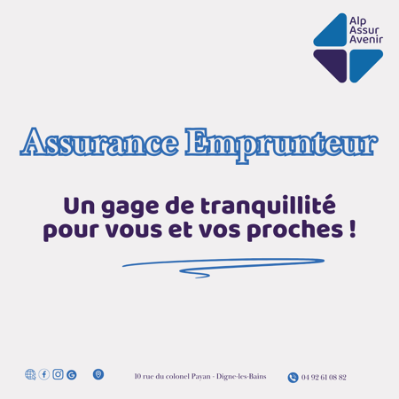 Un crédit en toute sérénité avec l’assurance emprunteur.