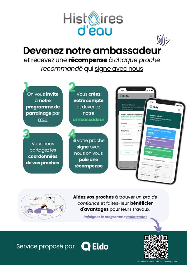 Vous êtes client Histoires d'Eau et vous êtes satisfaits de nos services ?