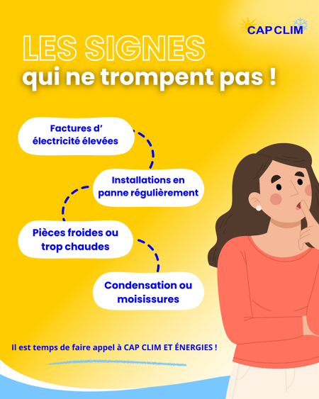 Quand faire appel à CAP CLIM ET ENERGIES ?