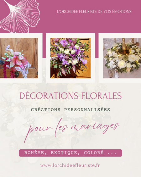 Votre mariage en fleurs ✨