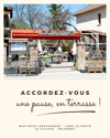 Pause fraîcheur en terrasse