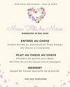 Menu délicat pour Maman 🌸