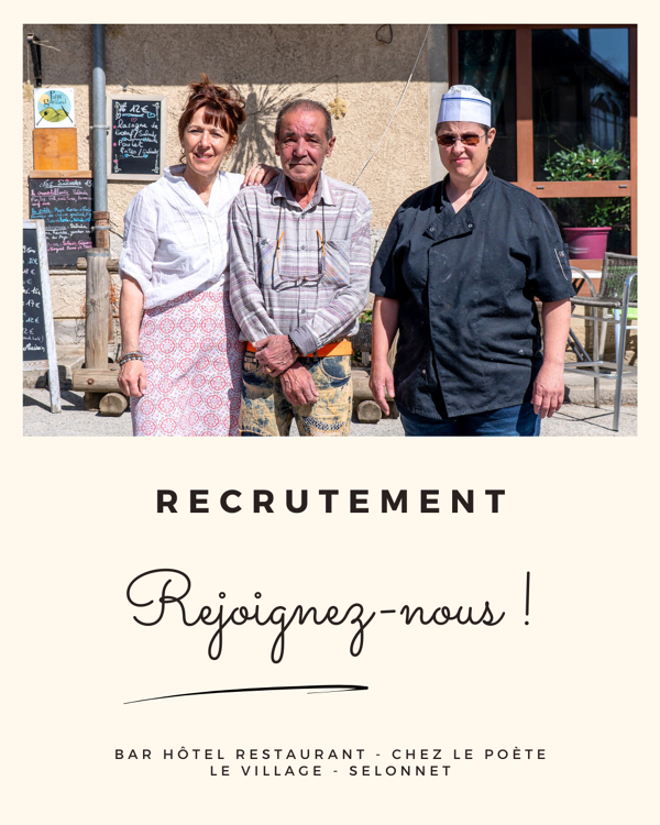 Chez le poète recrute !