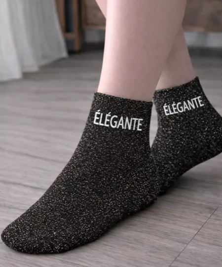 ✨ Chaussettes à paillettes Élégante ✨
