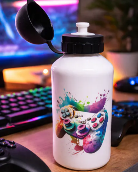 🎮💦 Gourde Aluminium « Manette de Jeu » ✨