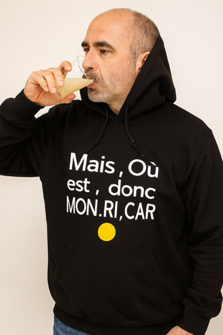 Sweat à capuche “Mais où est donc mon Ri Car ”