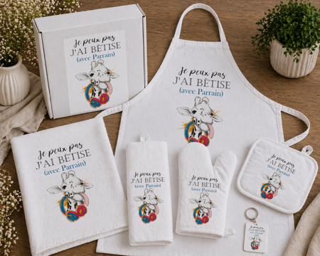 🎁😄 Coffret Cadeau « J’peux pas, j’ai bêtises avec parrain » ✨