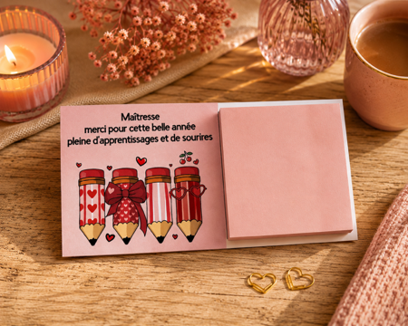 📒🍎 Bloc-notes Maîtresse 🍎📒