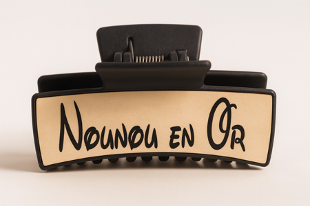 Pince à cheveux "Nounou en or" 