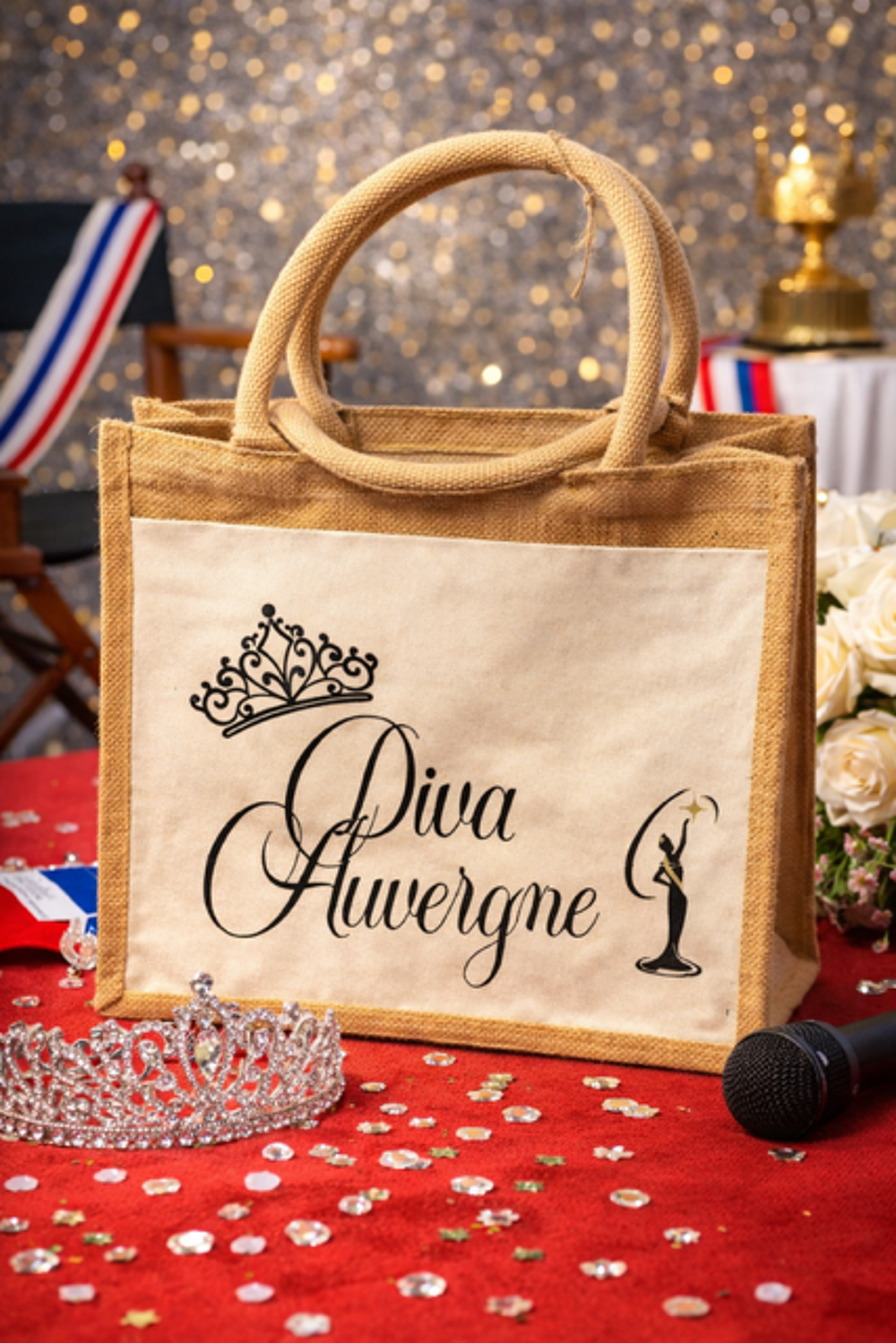 sac toile de jute avec logo