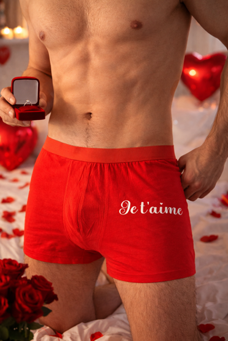 Boxer homme – « Je t’aime… propriété privée » 😎❤️
