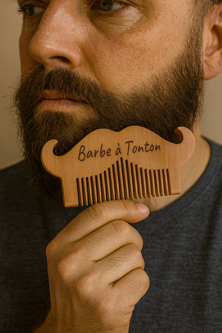 Peigne à barbe "Barbe à tonton" 