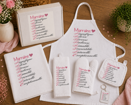 🎁💖 Coffret Cadeau « Marraine Magnifique » ✨