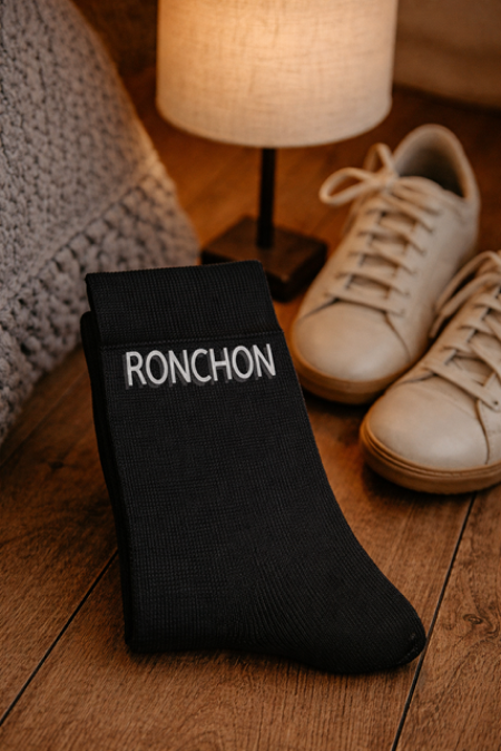 Chaussettes à messages homme – “Ronchon”
