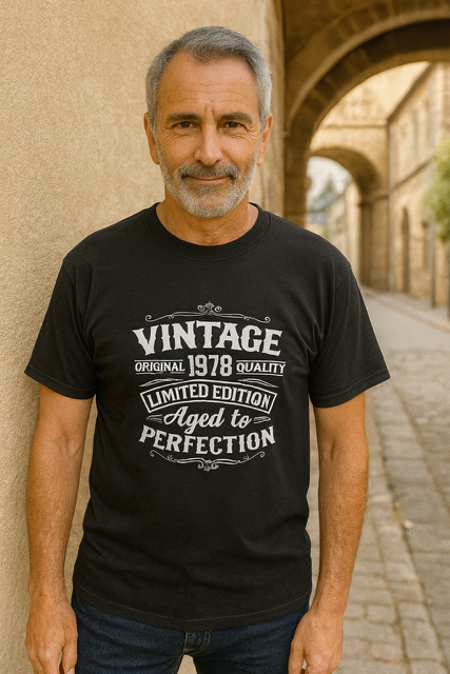 👕 T-shirt homme « Vintage 1978 »