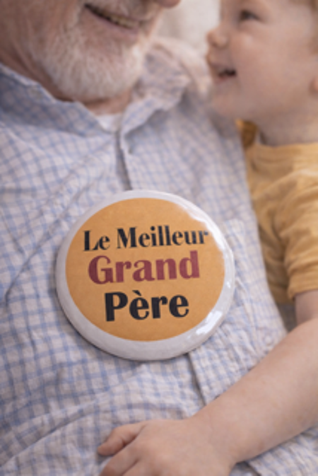 🎉 Badge « Le meilleur grand-père »