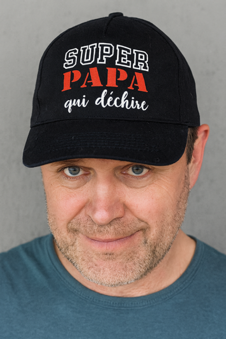 Casquette Homme -🧢 Super Papa qui déchire 💪