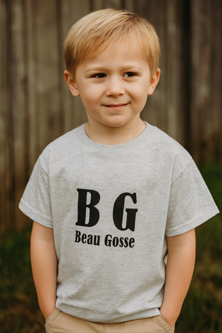 T-shirt enfant – BG (Beau Gosse)” 😎👕 