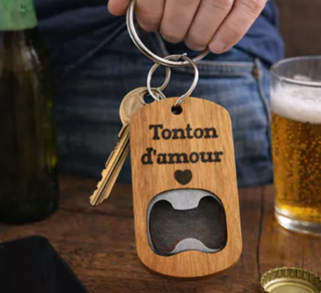  Porte-clés Décapsuleur « Tonton d’Amour » 