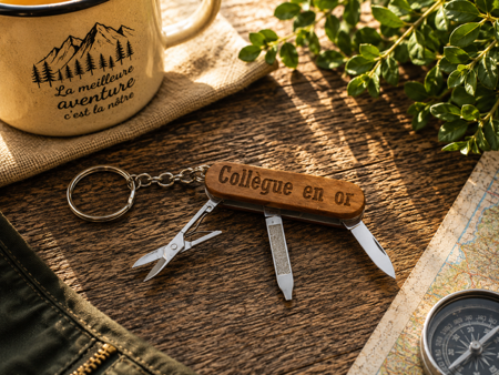 Couteau 3 Fonctions – Collègue en Or 🏆💛🔪