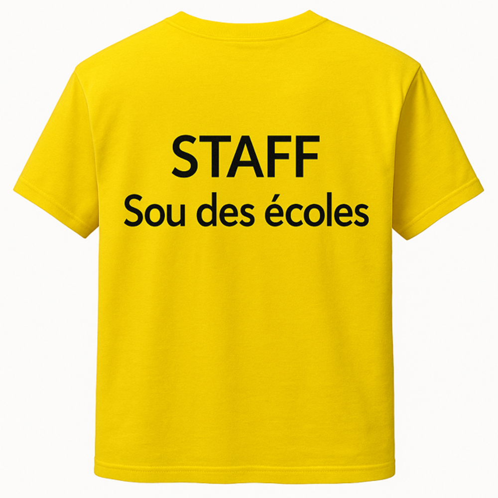T shirt jaune 