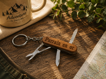 Couteau 3 Fonctions – Parrain en Or 🏆💛🔪