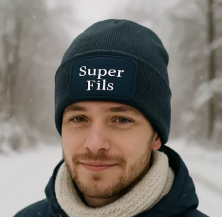 🧢 Bonnet homme « Super Fils »