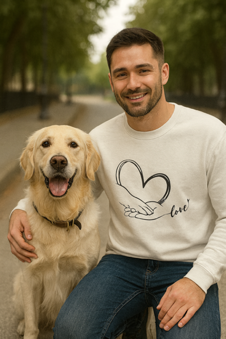 Pull homme "Love Chien" 