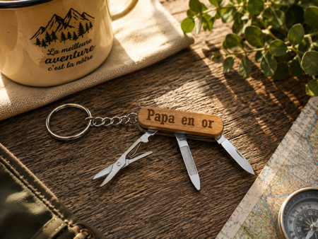 Couteau 3 Fonctions – Papa en Or 🏆💛🔪