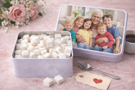 Boîte métal personnalisée – « Avec  photo dessus, c’est encore mieux ! » 😄💖