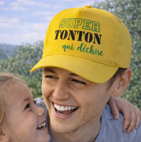 🧢 Casquette homme « Super tonton qui déchire »
