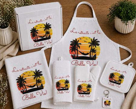 🎁🌴 Coffret Cadeau « La retraite, c’est la belle vie » ✨