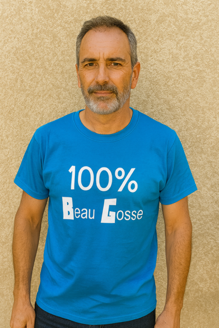 T-shirt homme humour 😎 100% Beau Gosse 🔥