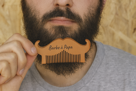Peigne à barbe "Barbe à papa" 