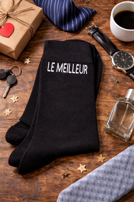 🧦 Chaussettes homme « Le meilleur »
