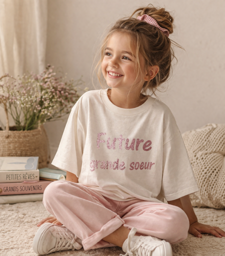 👕 T-shirt enfant « Future grande sœur »