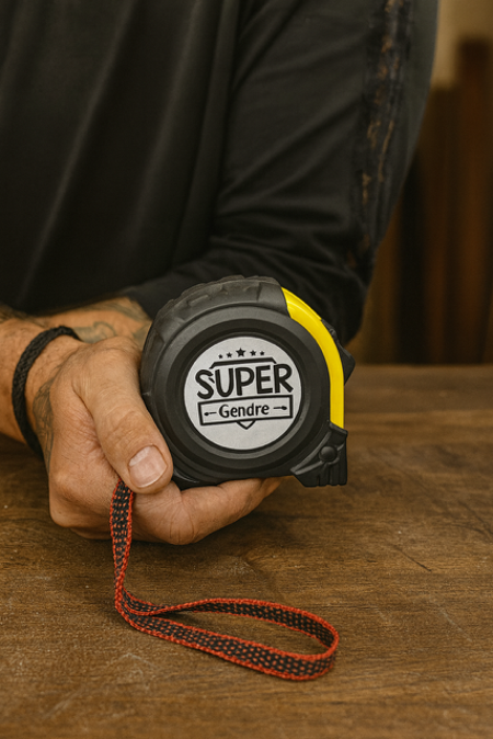 📏 Mètre ruban « Super Gendre »
