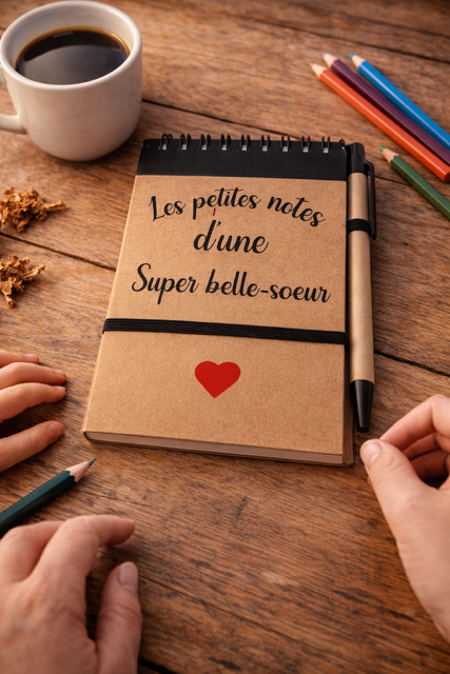  Carnet + stylo – Les petites notes d’une super belle-sœur