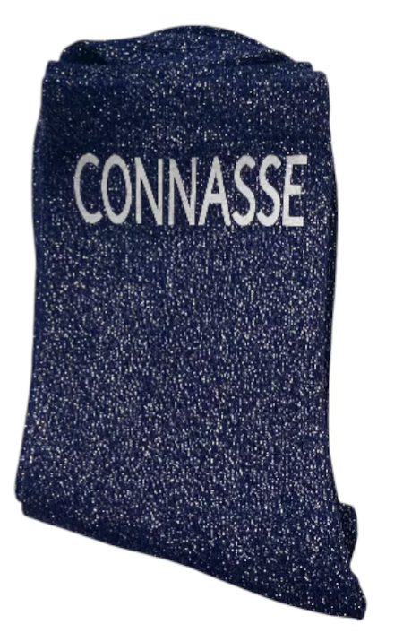 Chaussettes à Paillettes – “Connasse”