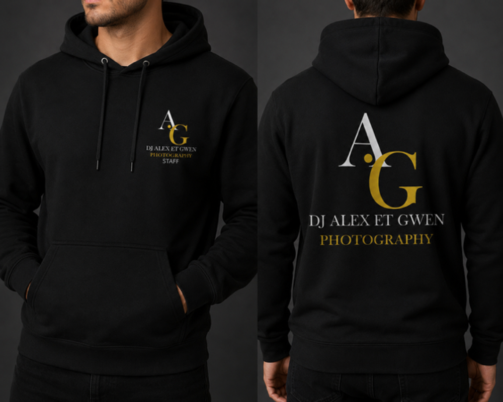 sweat a capuche noir