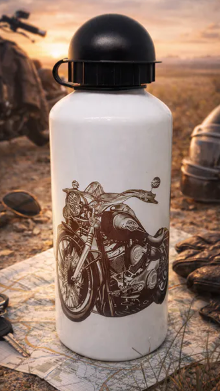 🏍️✨ Gourde Aluminium « Passion Moto » 💦